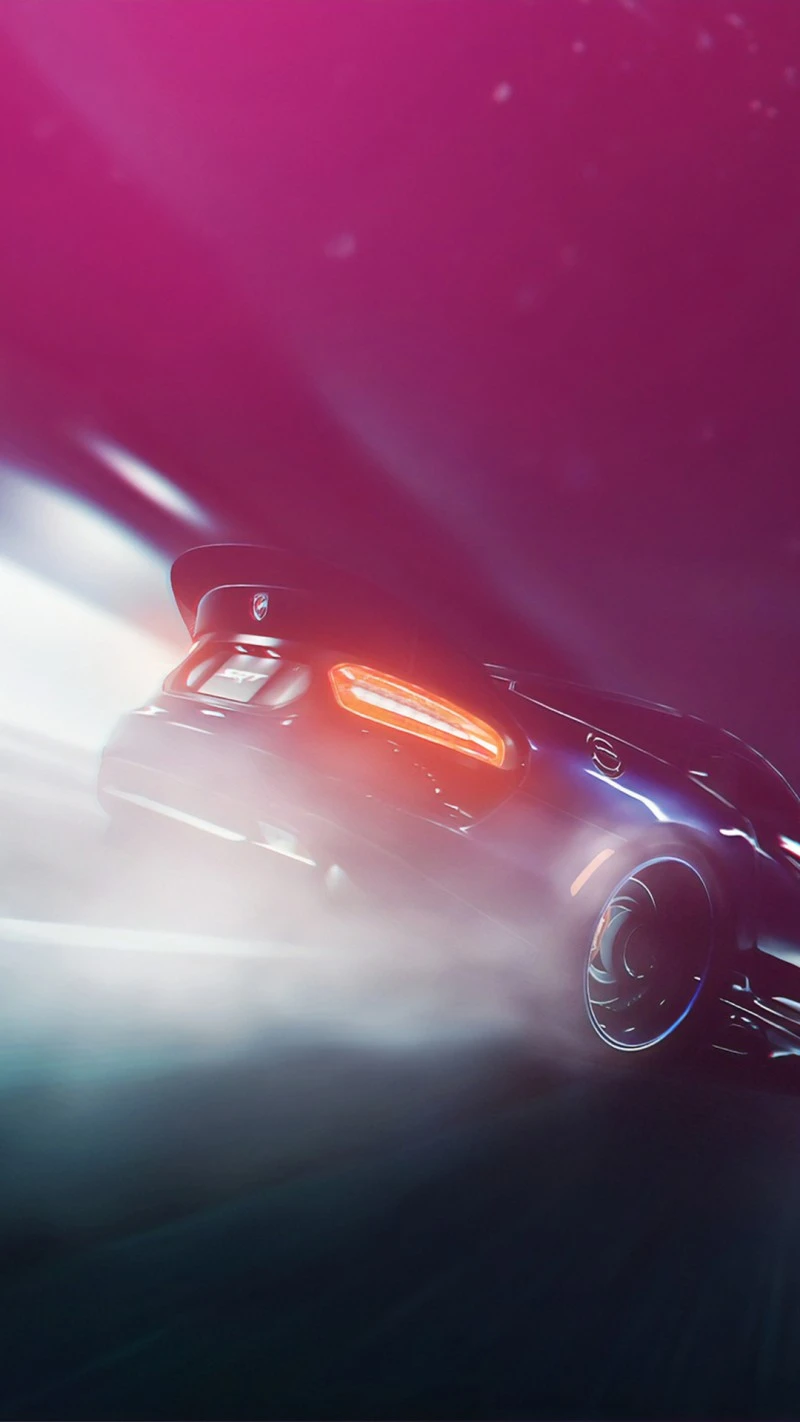 Dodge Viper in Motion 4K Mobile Wallpaper