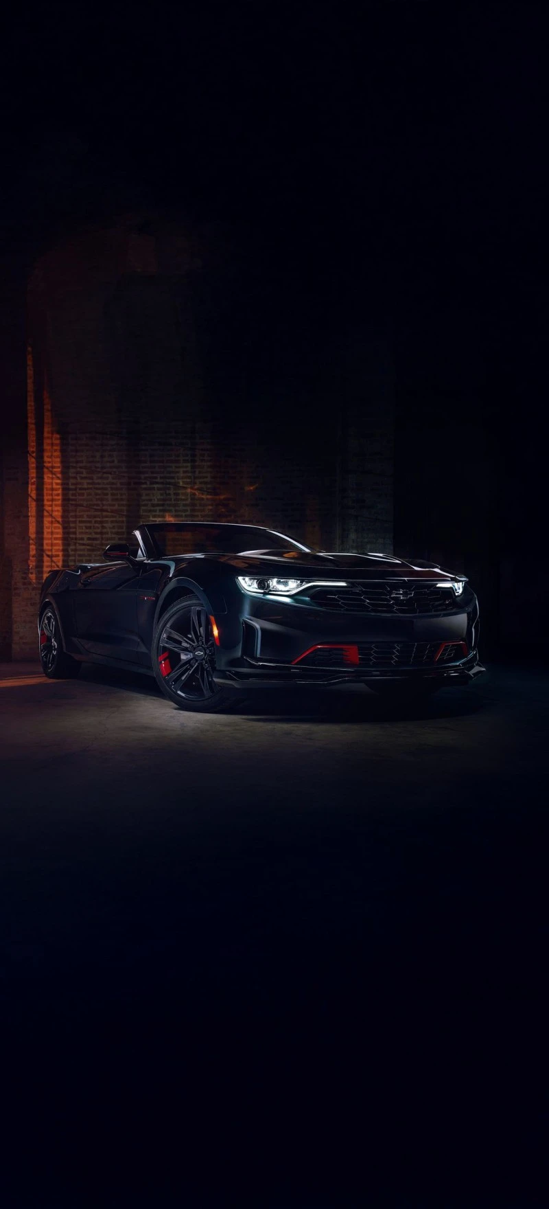Chevrolet Camaro: Dark Knight 4K Mobile Wallpaper