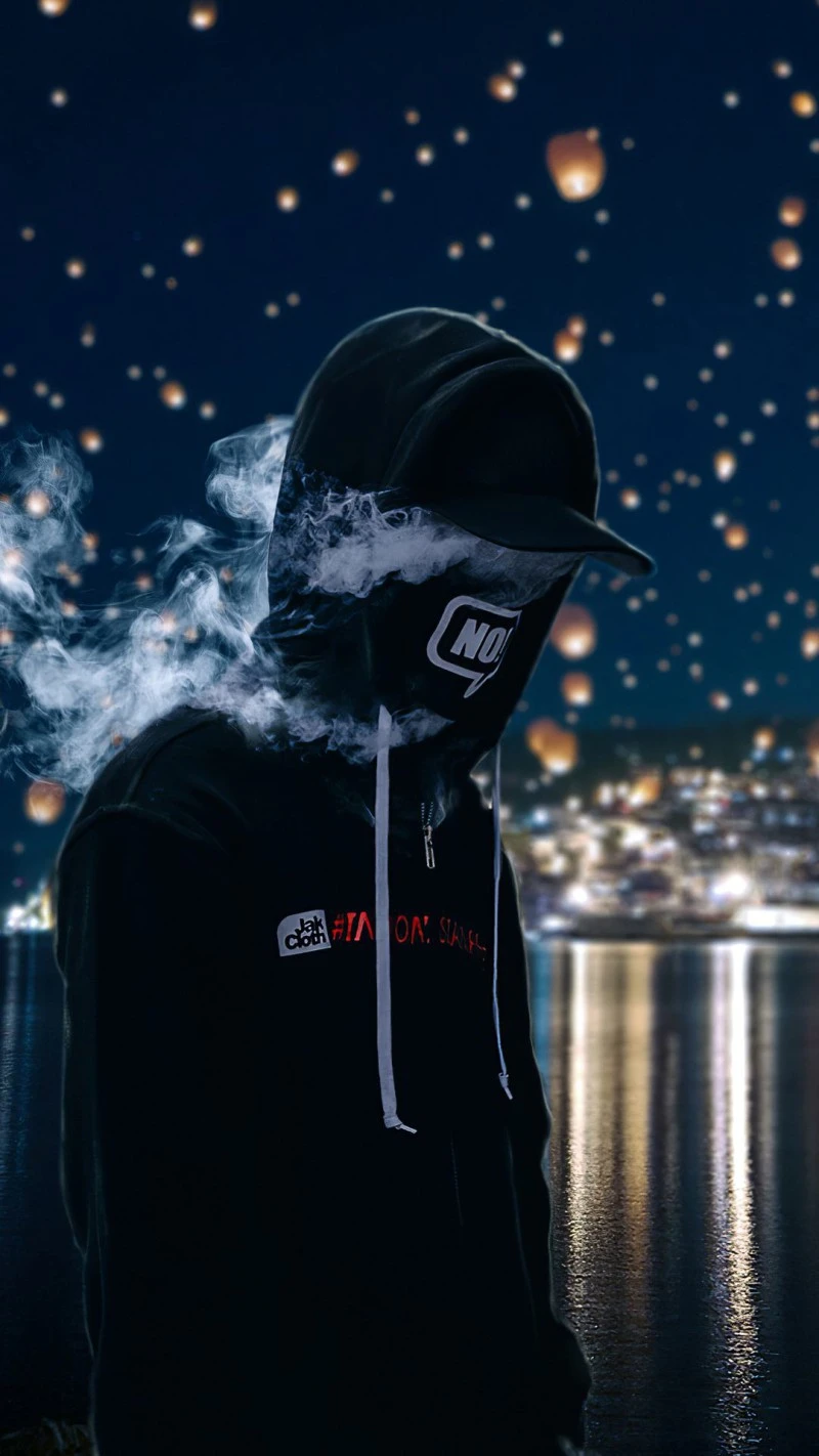 Night Sky Enigma 4K Mobile Wallpaper