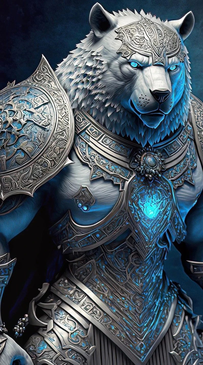 Ice Guardian 4K Mobile Wallpaper