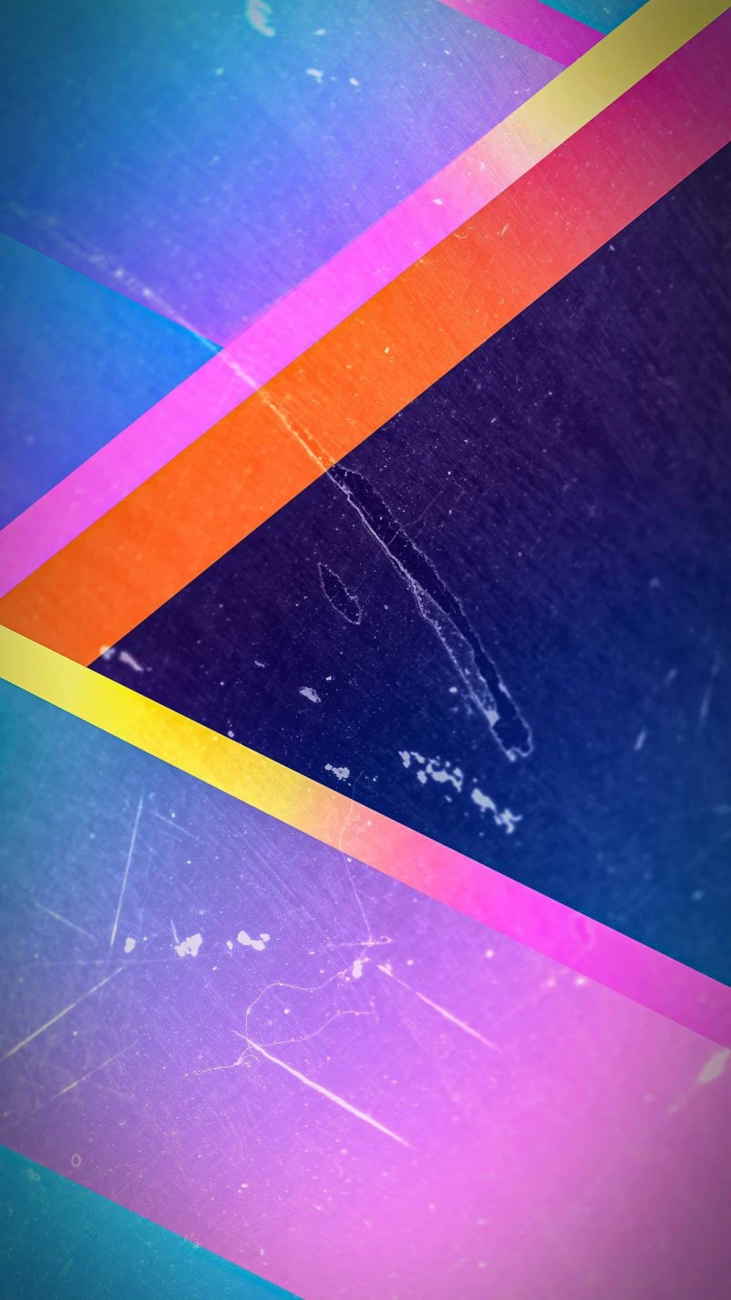 Vibrant Triangle Overlay 4K Mobile Wallpaper