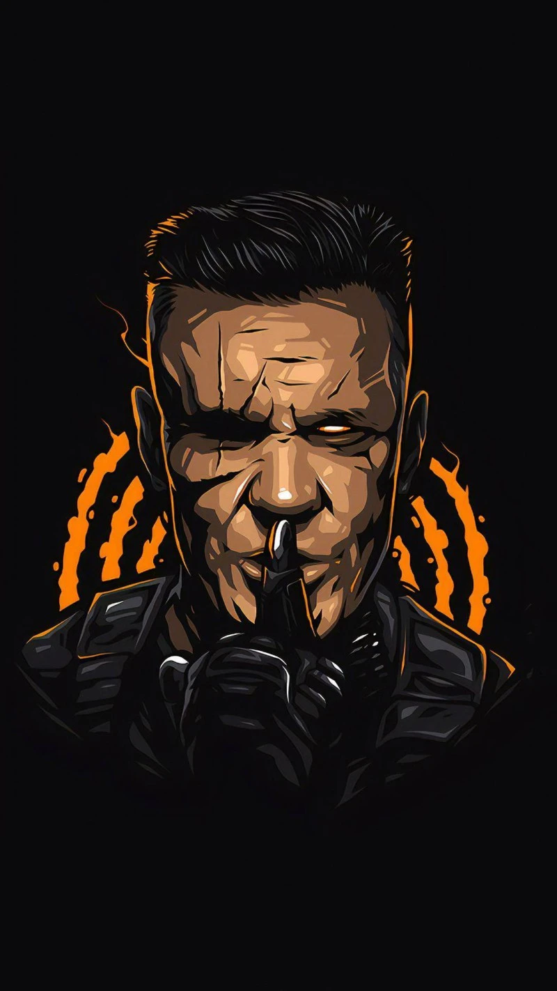 Cable - Silent Threat 4K Mobile Wallpaper