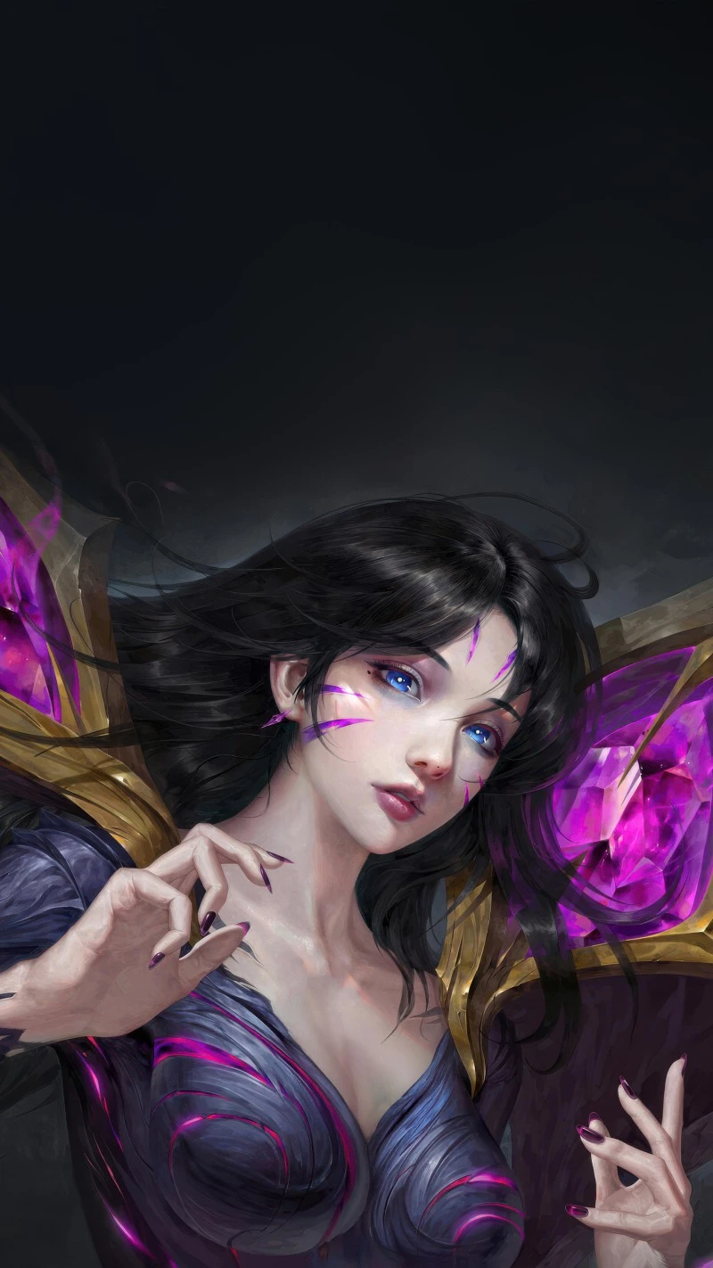 Akali Mystical Powers 4K Mobile Wallpaper