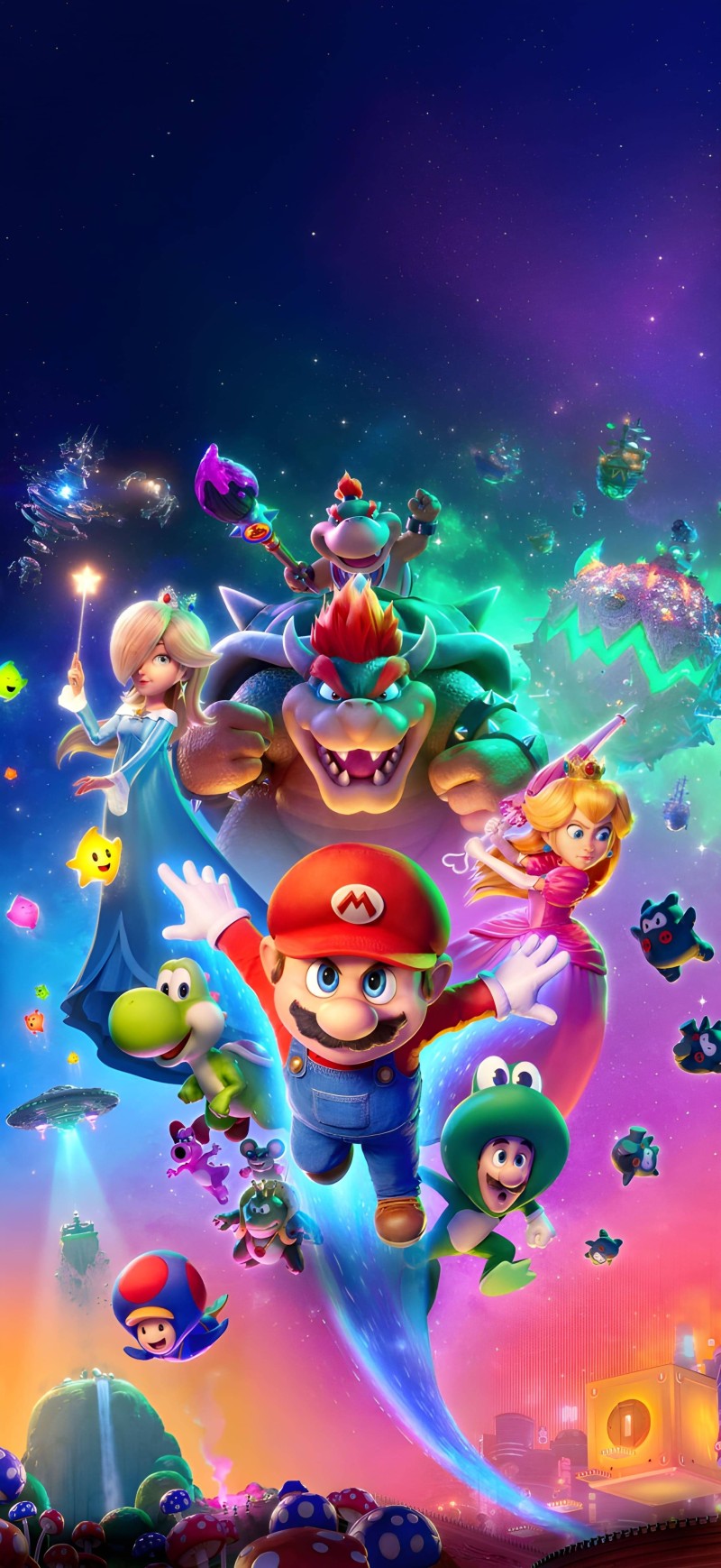 Super Mario Movie Poster 4K Character Wallpaper