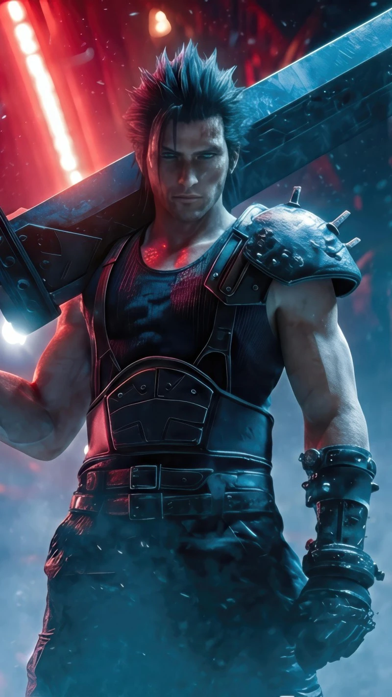 Cloud's Fury 4K Mobile Wallpaper