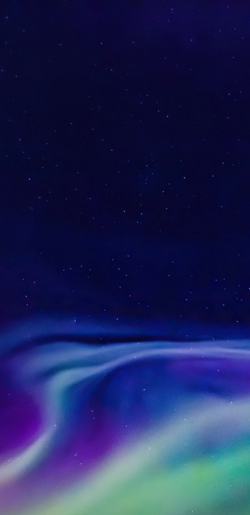 Abstract Aurora Borealis 4K Mobile Wallpaper