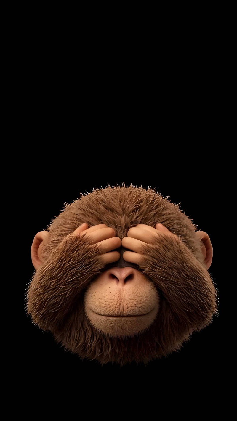 Monkey See No Evil 4K Trending Wallpaper