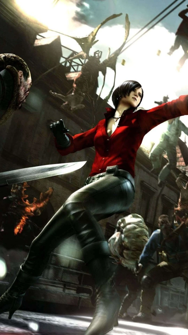 Ada Wong in Resident Evil 4K Mobile Wallpaper