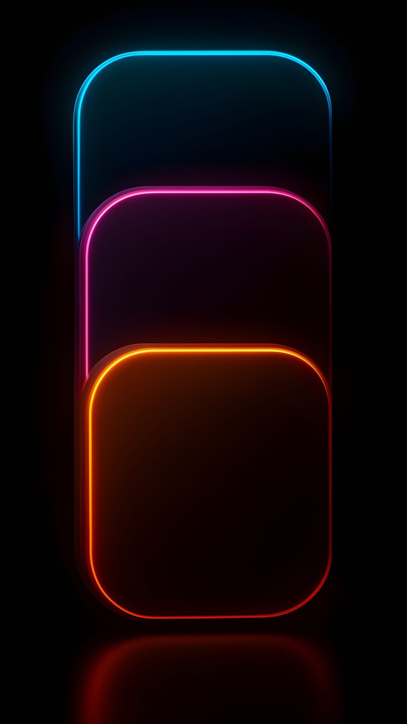 Dark Neon Glowing Multicolor Wallpaper Design 4K Wing Wallpaper