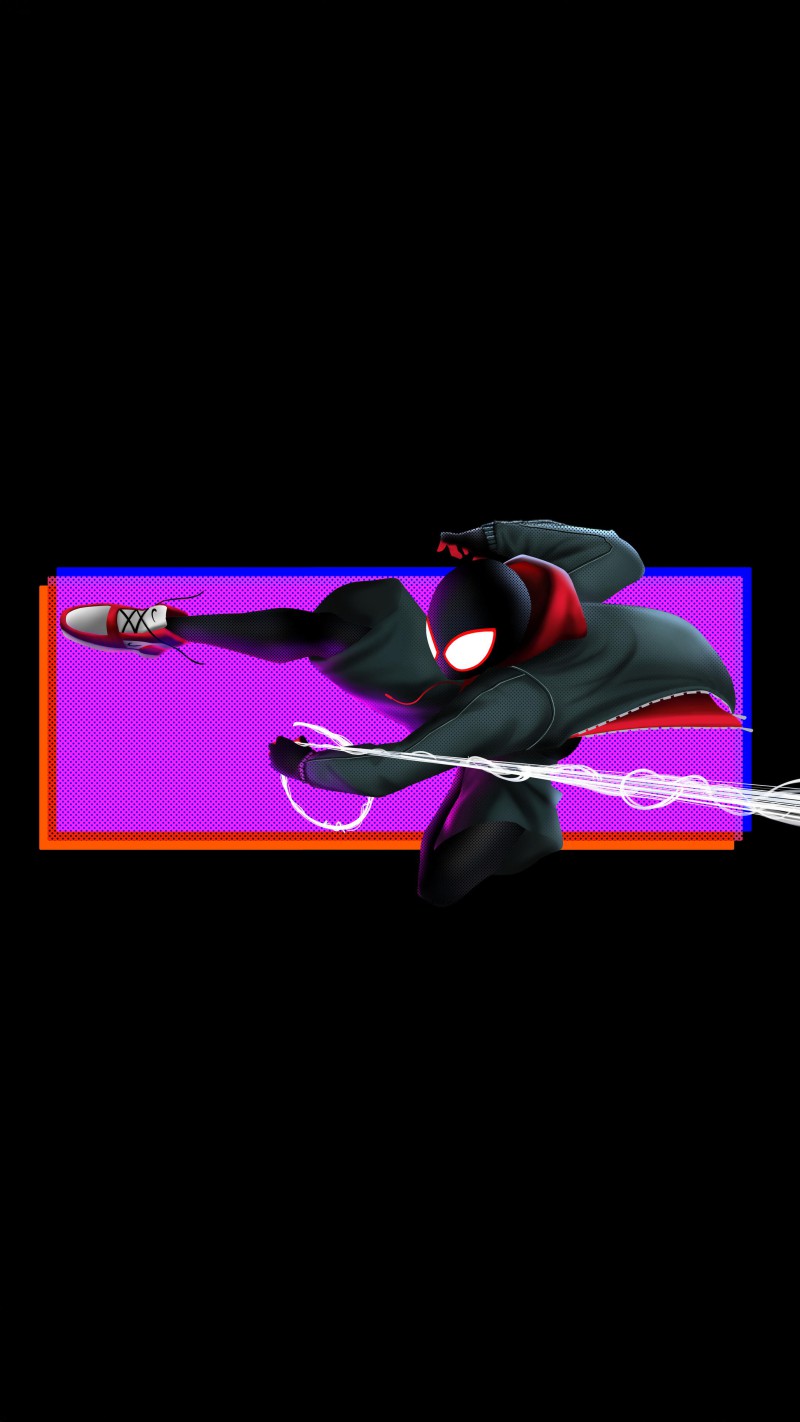 Spider-Man: Across the Spider-Verse Action 4K Mobile Wallpaper Free Download