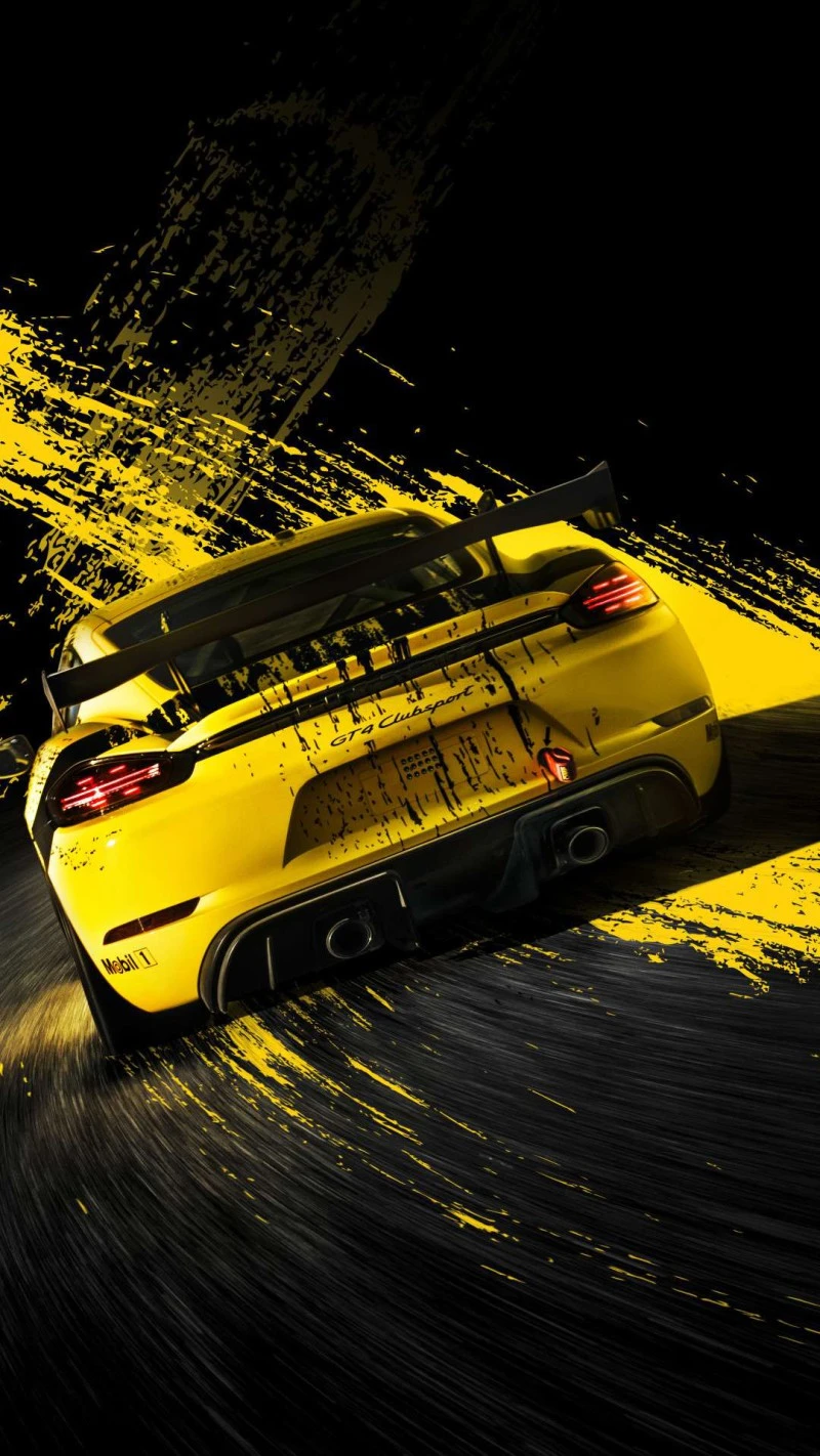 Porsche 718 Cayman GT4 Clubsport 4K Mobile Wallpaper