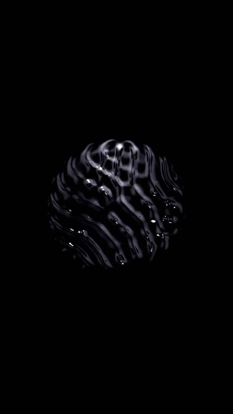 Dark Abstract Orb 4K Mobile Wallpaper