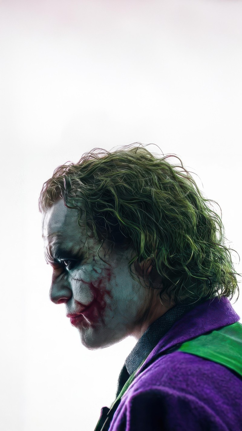 4K mobile wallpaper Joker's Side Profile - high resolution for Android and iPhone