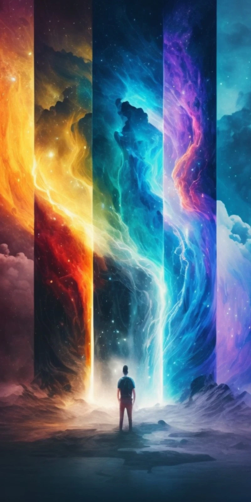 Cosmic Gateway 4K Mobile Wallpaper