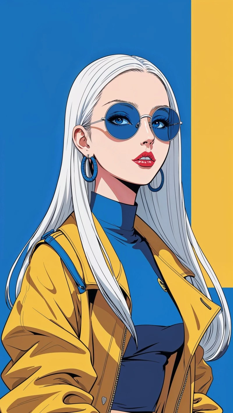 AI-Generated Fashion Icon 4K Mobile Wallpaper