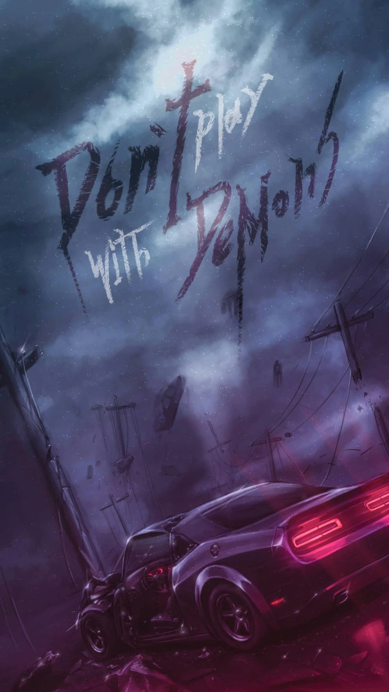 Don't Play With Demons 4K Mobile Wallpaper