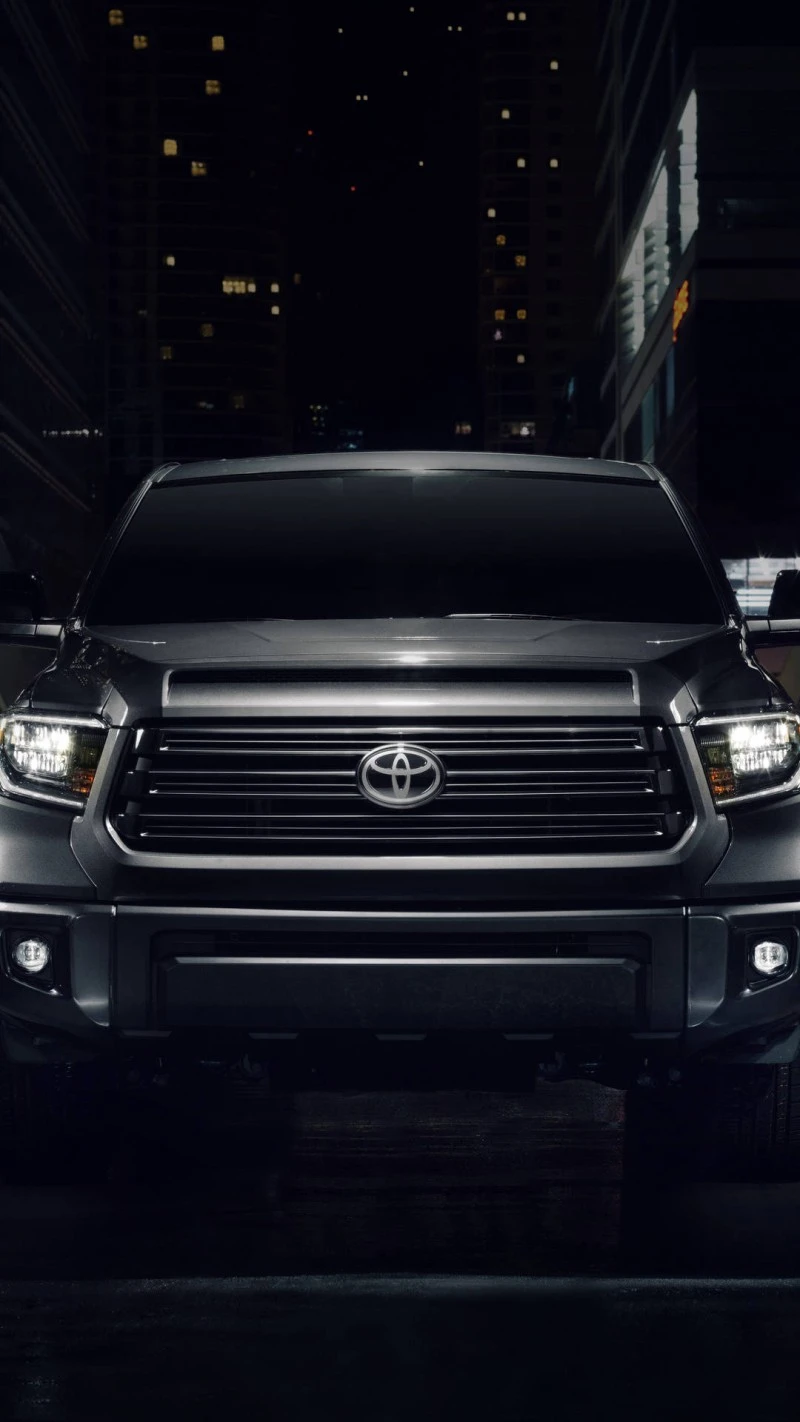 Toyota Tundra Front View 4K Mobile Wallpaper
