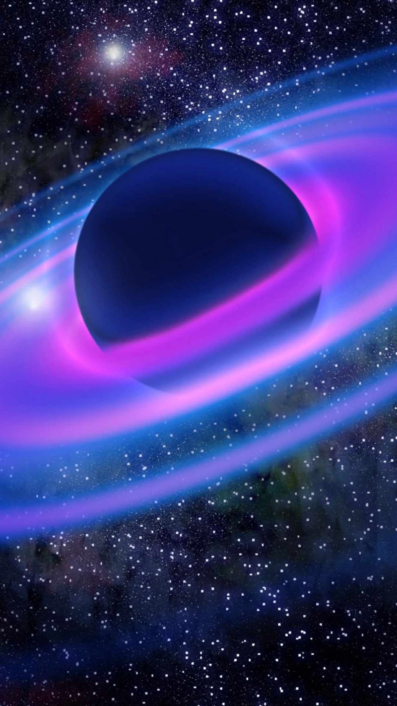 Glowing Nebula Planet 4K Mobile Wallpaper