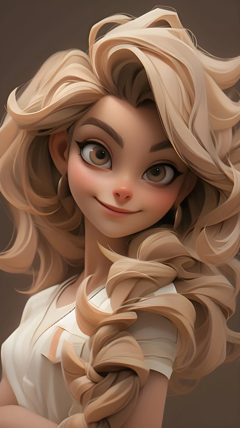 Golden Locks 4K Mobile Wallpaper