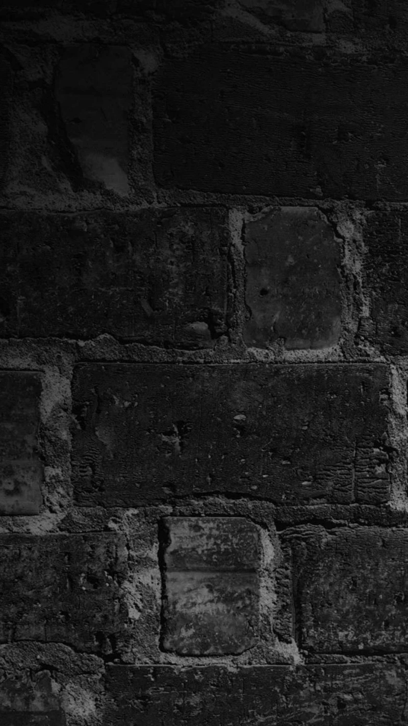 Dark Brick Wall Texture 4K Mobile Wallpaper Free Download