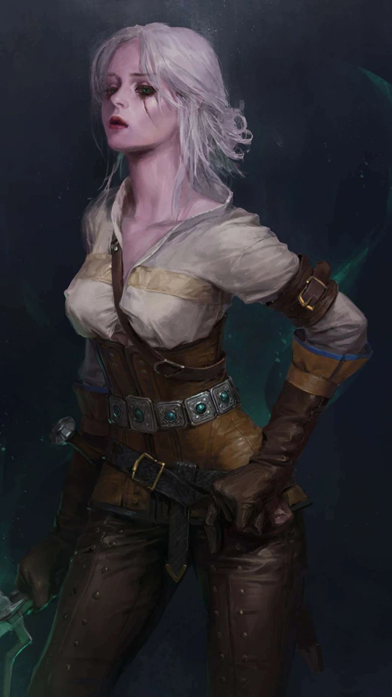 Cirilla Fiona Elen Riannon 4K Mobile Wallpaper