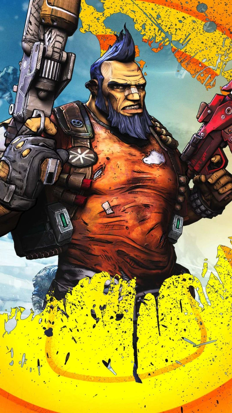 Borderlands Character 4K Mobile Wallpaper