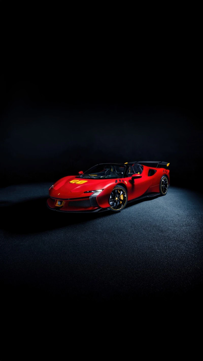 Ferrari SF90 Stradale: A Stunning Supercar 4K Mobile Wallpaper