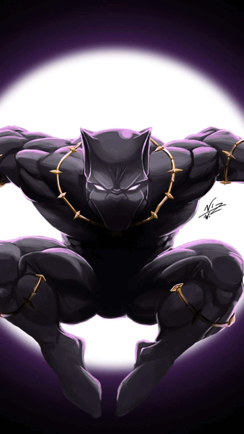 Black Panther: Claws Out 4K Mobile Wallpaper