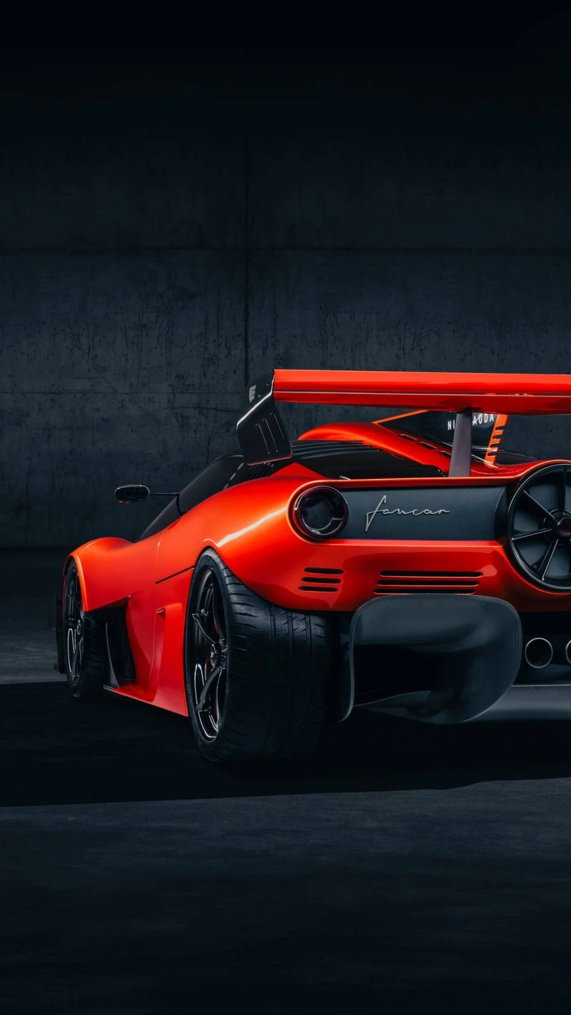 Unveiling the Enigma: A Striking Red Supercar 4K Mobile Wallpaper