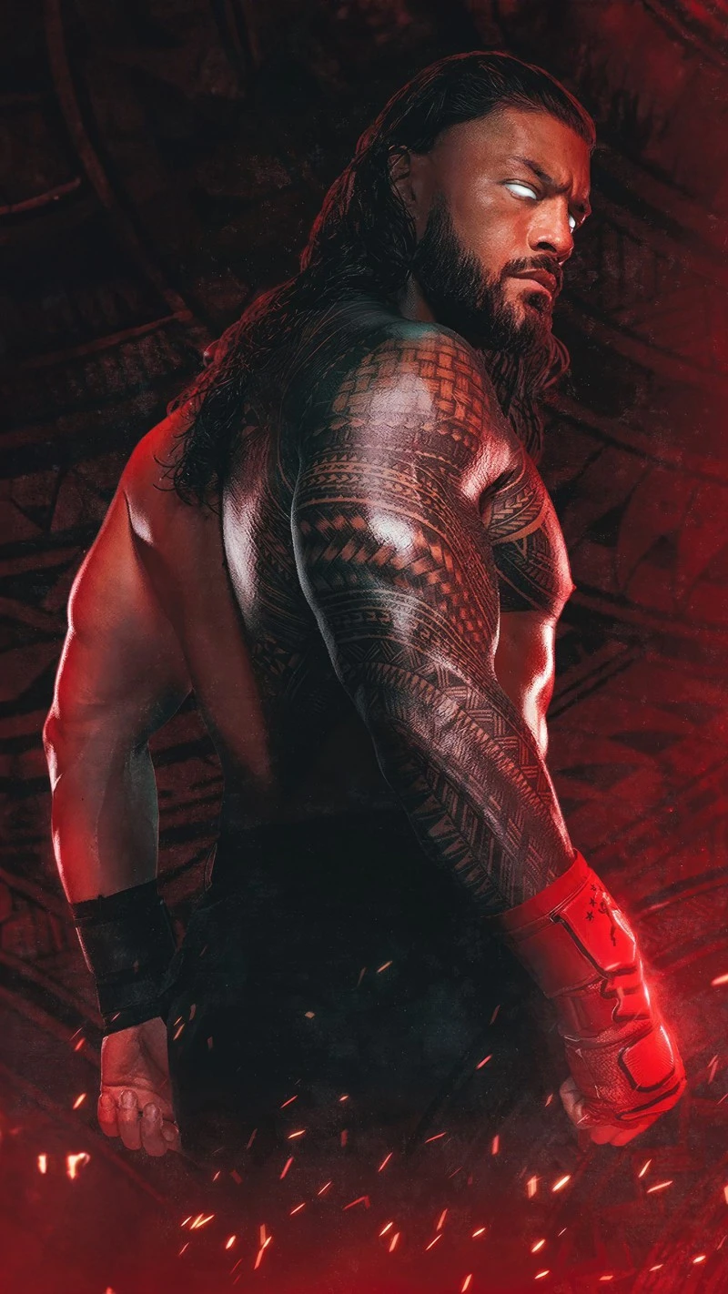 Roman Reigns 4K Mobile Wallpaper