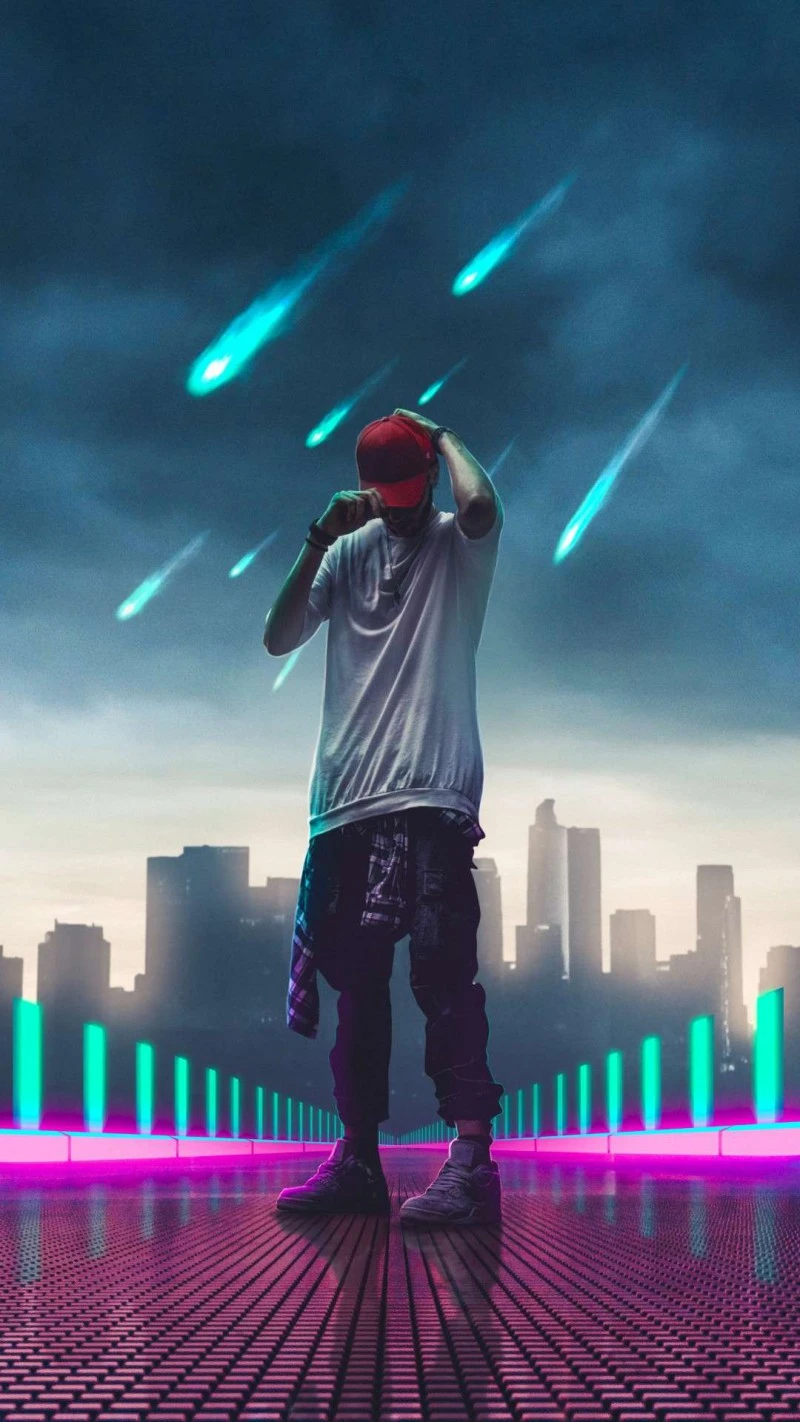 Neon City Dreams 4K Mobile Wallpaper