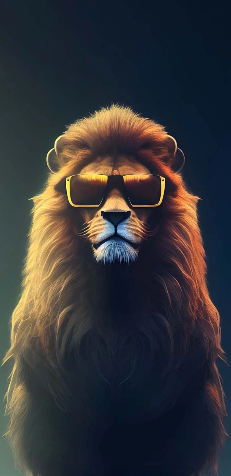 Cool Lion 4K Mobile Wallpaper
