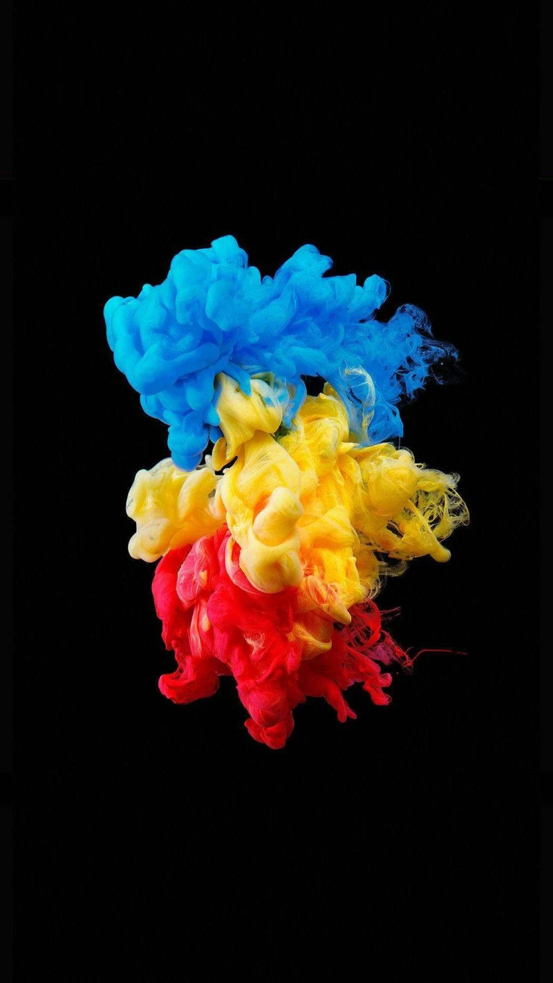CMYK Ink 4K Mobile Wallpaper