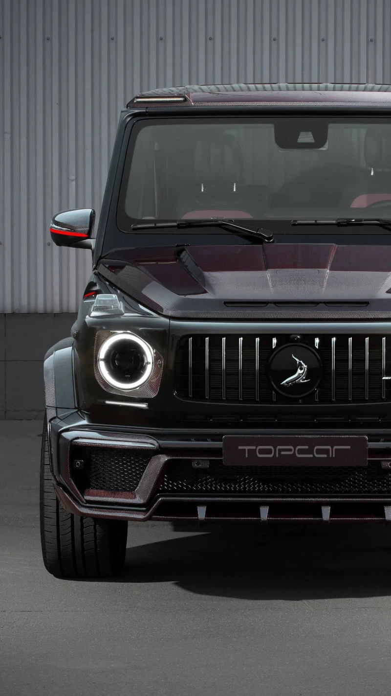 TopCar G-Wagon: Carbon Fiber Elegance 4K Mobile Wallpaper