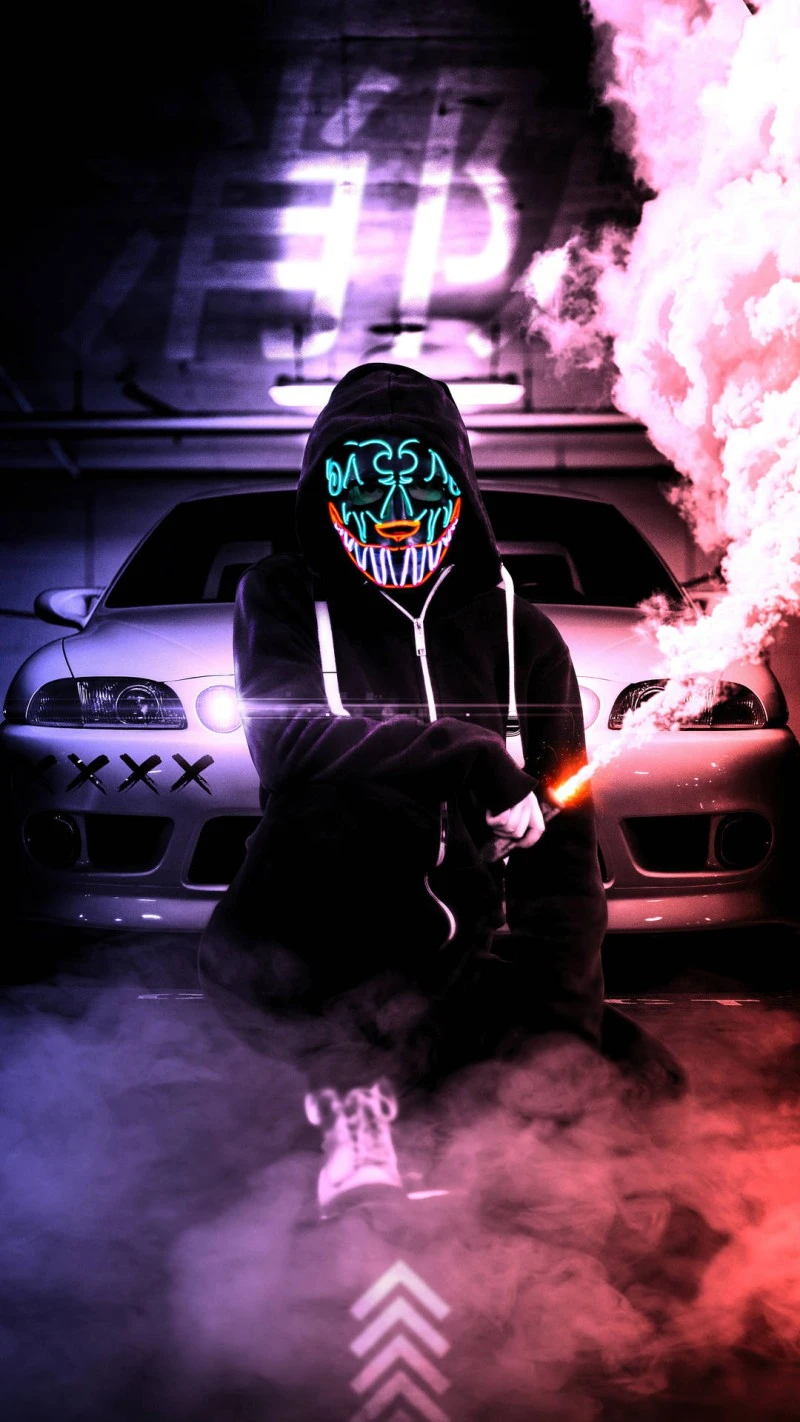 Street Style and Smoke 4K Mobile Wallpaper