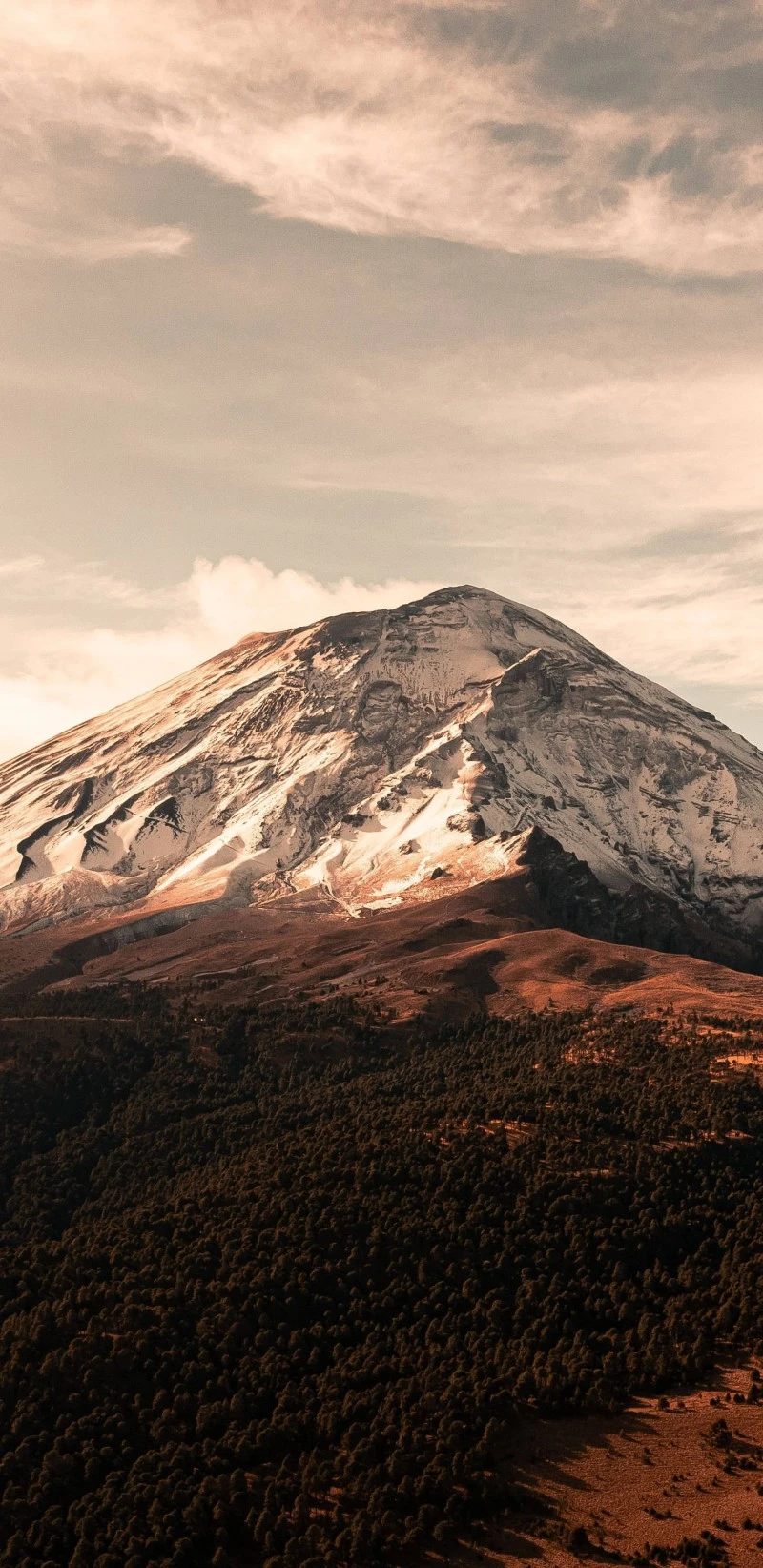 Majestic Snow-Capped Mountain 4K Mobile Wallpaper