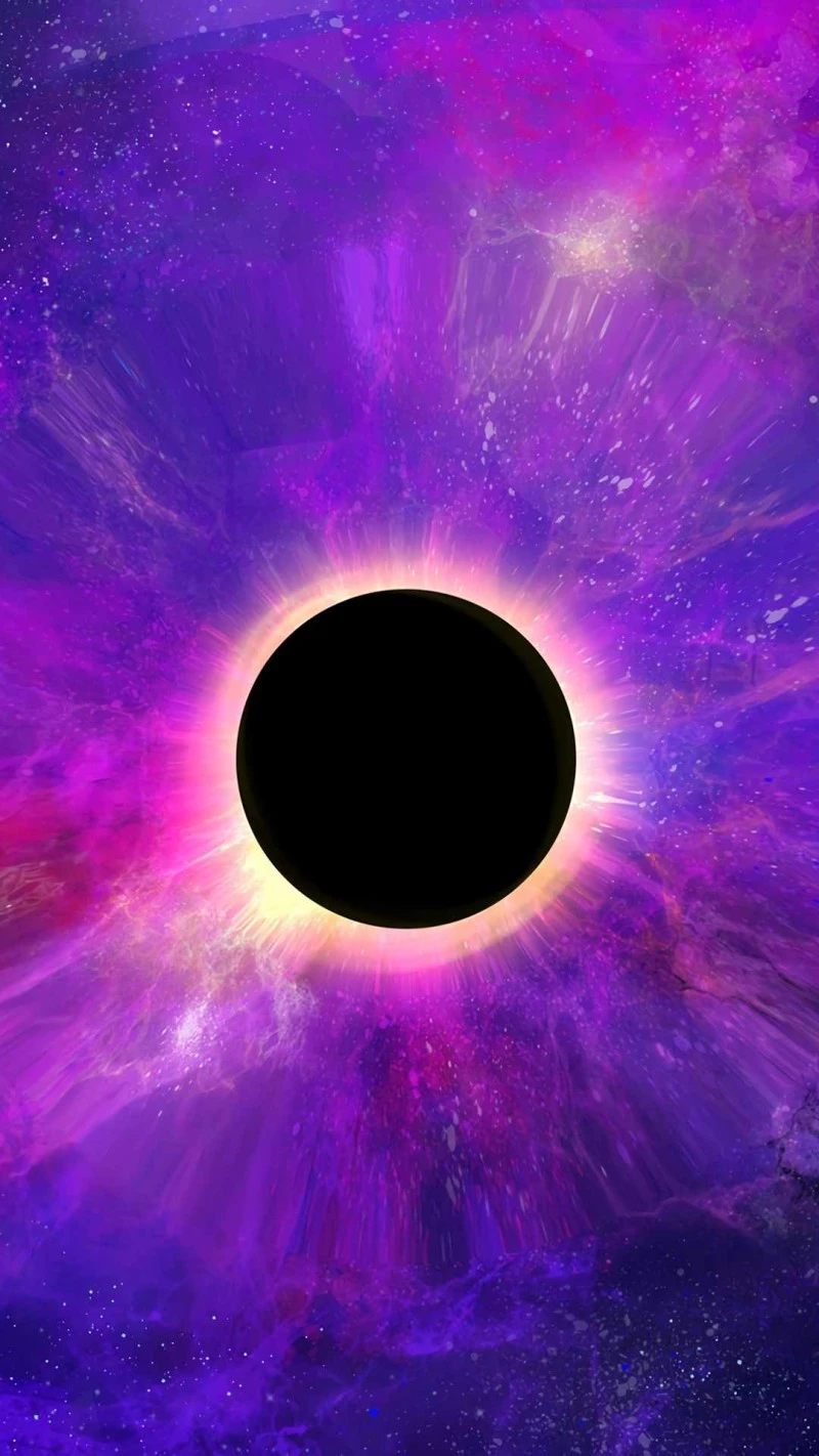 Purple Nebula 4K Mobile Wallpaper