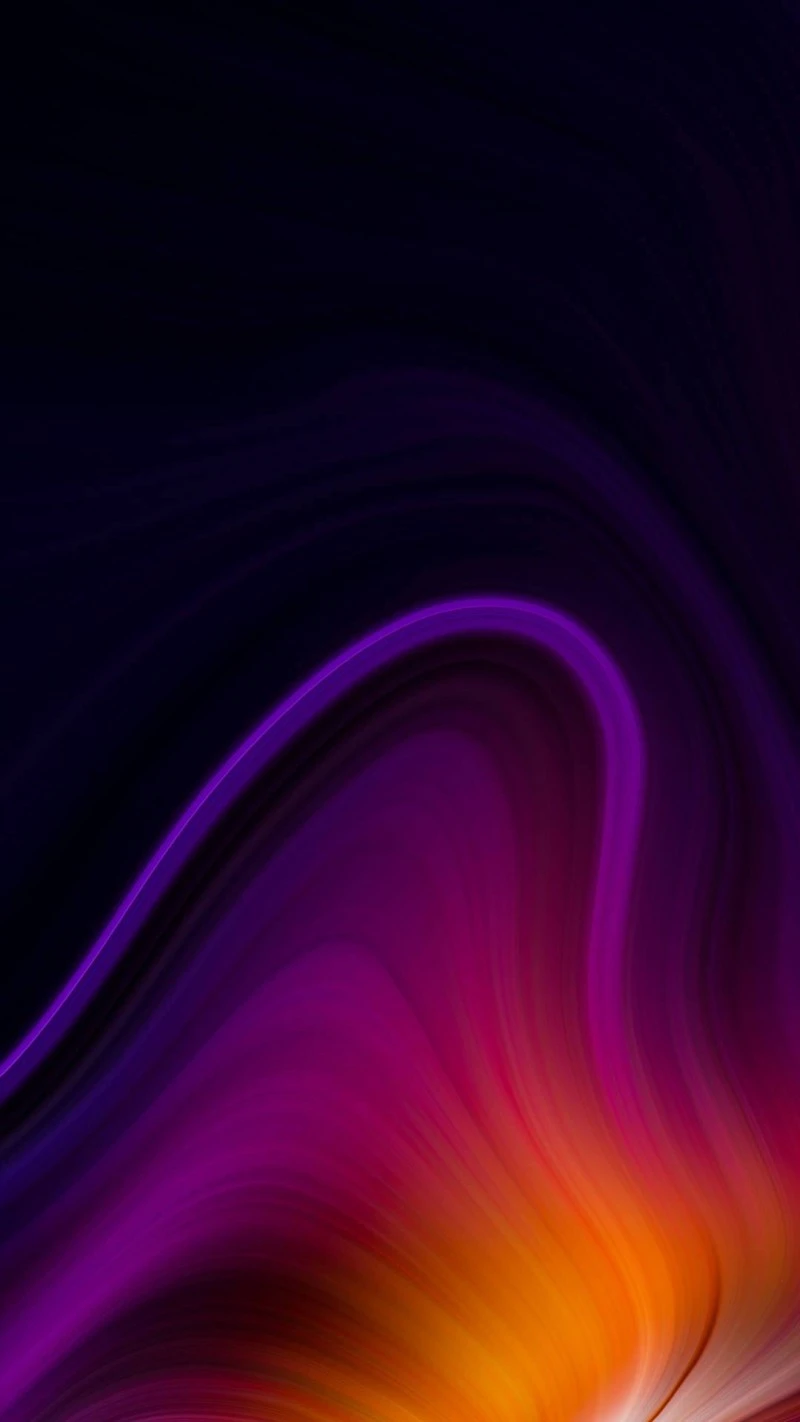 Purple and Orange Swirl 4K Mobile Wallpaper